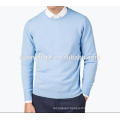 Baby Blue Fashionable Men's Fit Cashmere Sweater